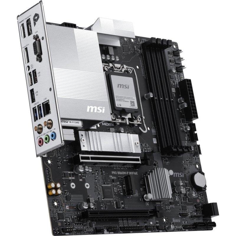 MSI PRO B860M-P LGA1851 DDR5 Micro-ATX WiFi 6E 2.5G LAN - Image 4