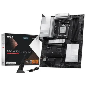 MSI PRO X870E-S EVO AM5 DDR5 ATX WiFi 7 PCIe 5.0 RGB