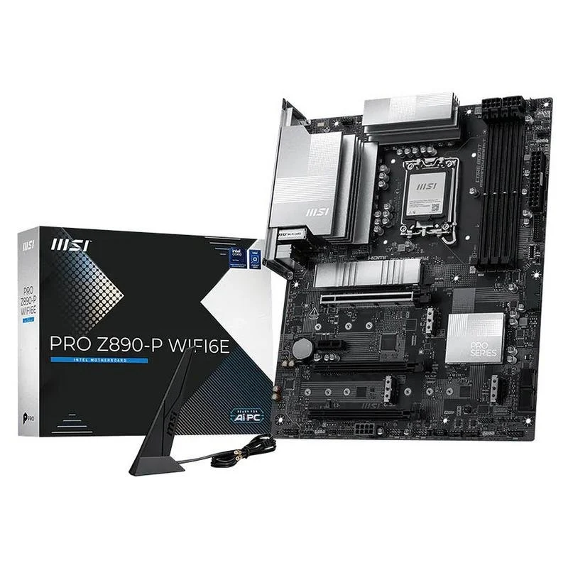 MSI PRO Z890-P LGA 1851 DDR5 ATX WiFi 6E Bluetooth 5.3 - Image 1
