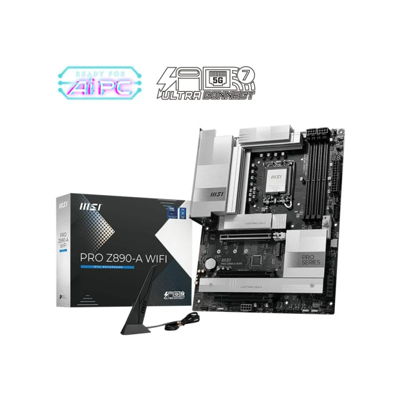 MSI PRO Z890-A WIFI ATX LGA 1851 DDR5 Wi-Fi 7 5GbE - Image 1