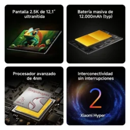 Tablet Xiaomi REDMI Pad 2 Pro WiFi 12,1" 6GB 128GB Cinzento - Thumbnail Image 2