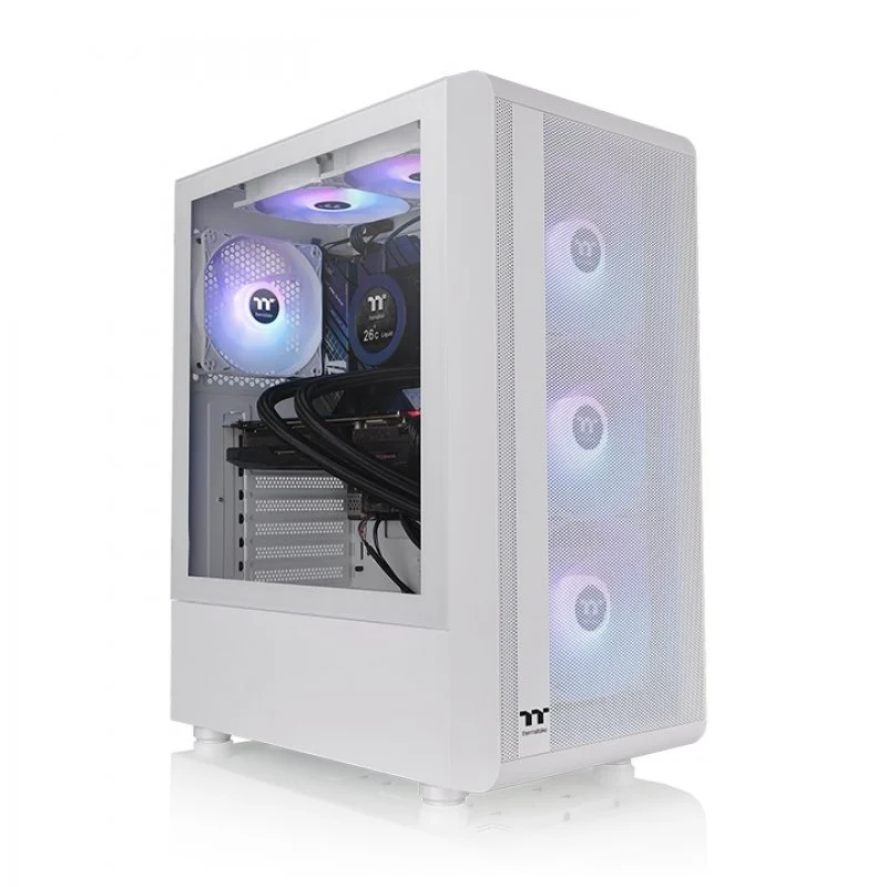Thermaltake S200 TG ARGB Snow Vidro Temperado USB 3.0 - Image 1