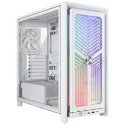 Corsair ATX FRAME 4000X RS ARGB Branca Vidro Temperado - Thumbnail Image 1
