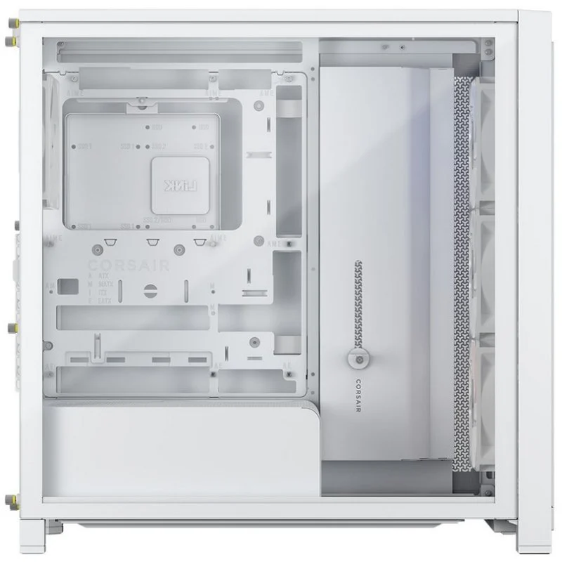 Corsair ATX FRAME 4000X RS ARGB Branca Vidro Temperado - Image 4