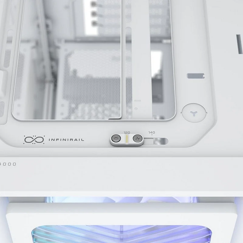 Corsair ATX FRAME 4000X RS ARGB Branca Vidro Temperado - Image 9